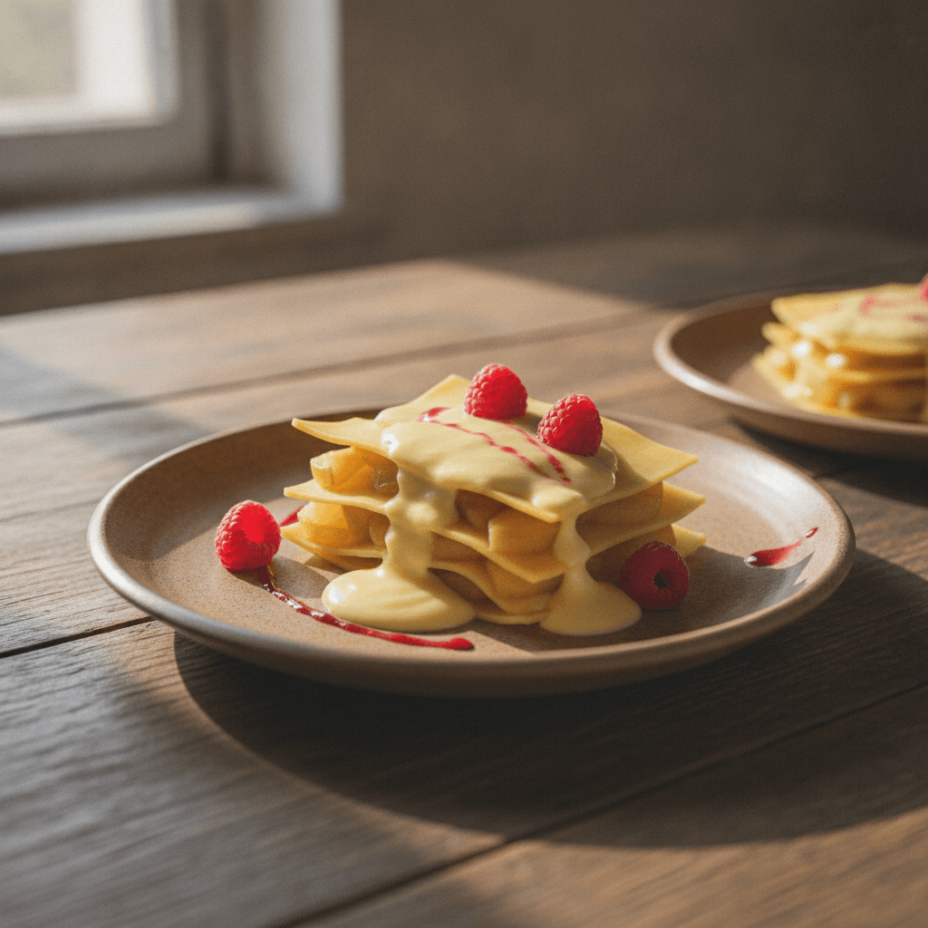Apfel-Vanille-Lasagne