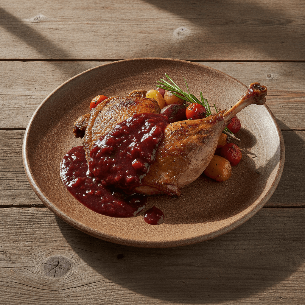 Edle Hagebuttensauce zur Ente