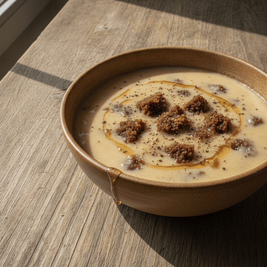 Aliter dulcia: Süße Mostkuchen-Milch mit Honig und Pfeffer