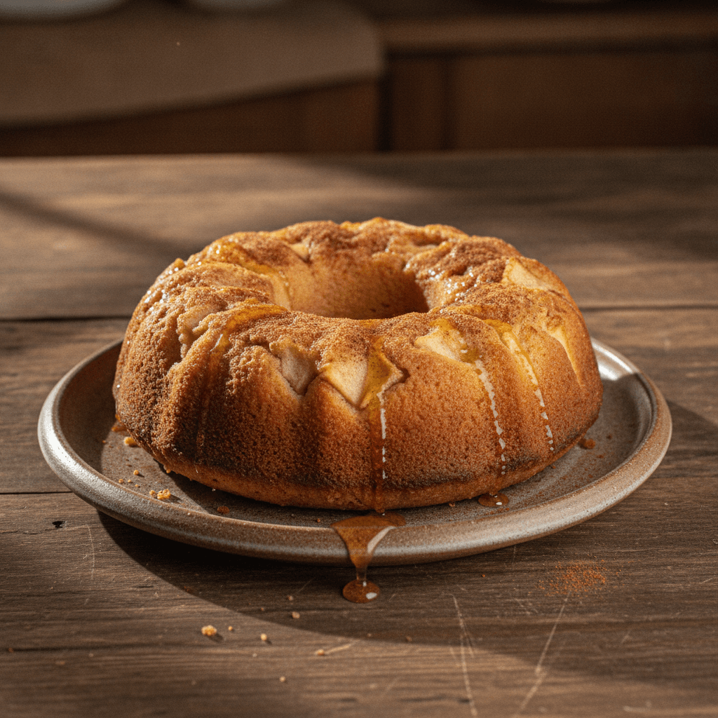 Apfelkuchen mit Honig