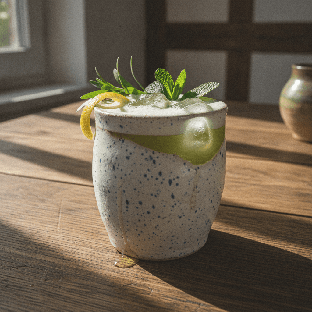 Erfrischender Absinth Sour