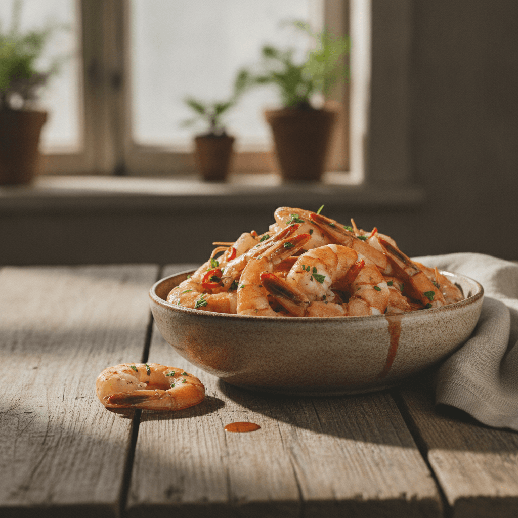 Zarte Scampi aus der Küchenmaschine